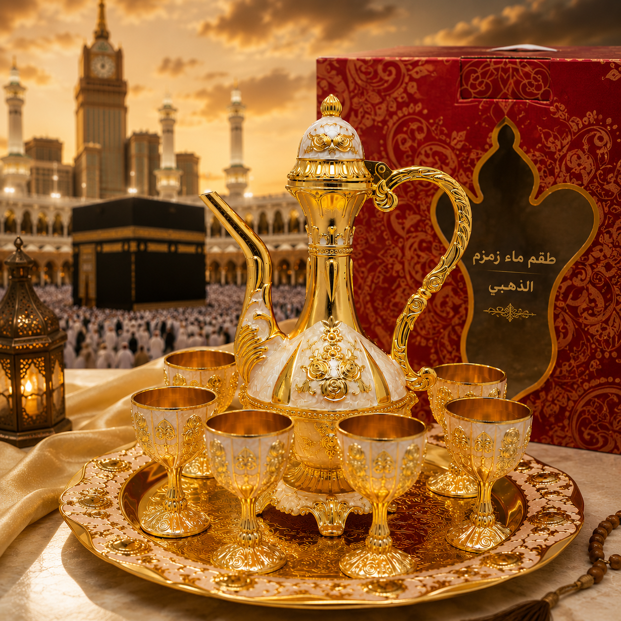 Service Eau de Zamzam Doré Prestige
